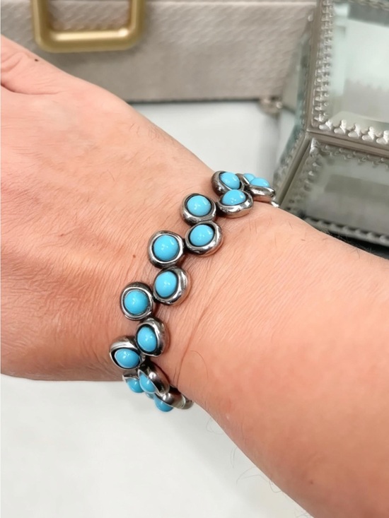 UNO de 50 Jewelry - UNO de 50 Silver Turquoise Bracelet - Blue